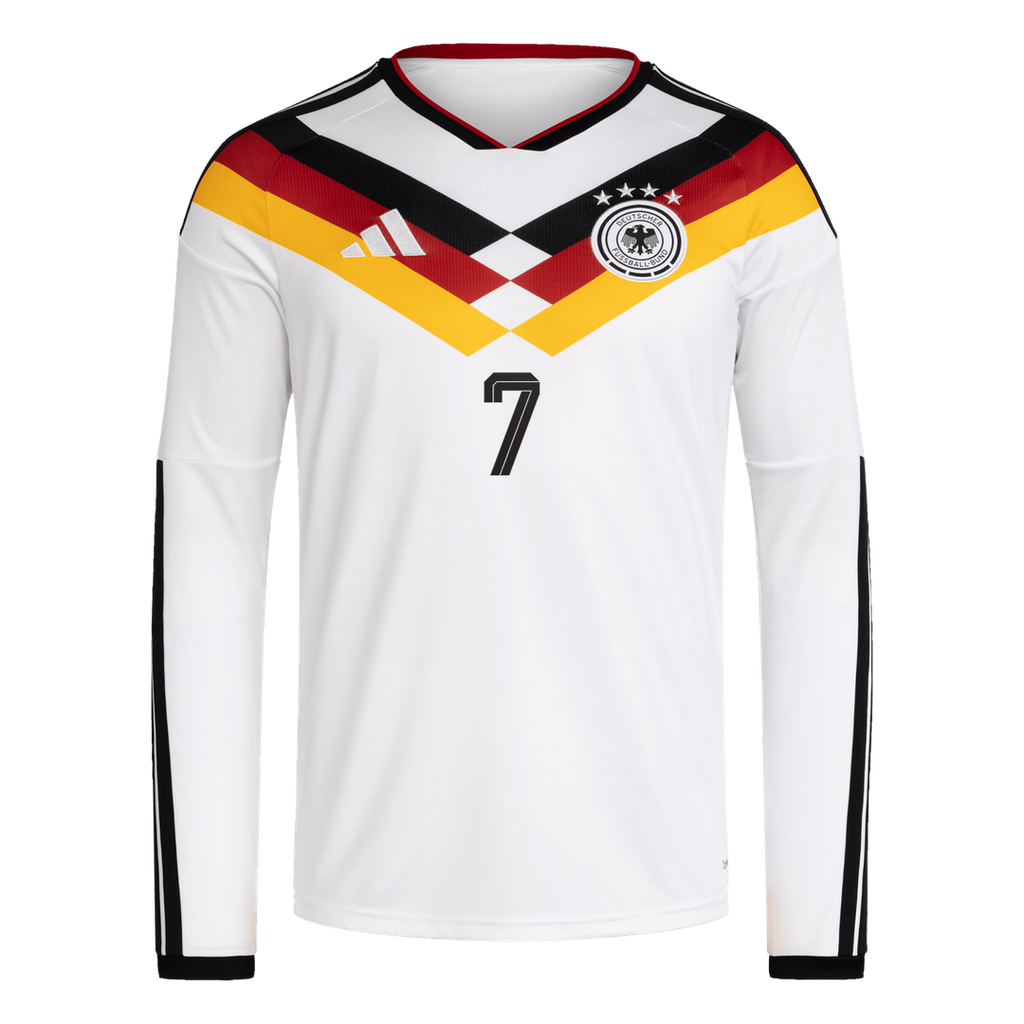 Kai Havertz Germany National Team adidas 2026 Away Replica Long Sleeve Jersey - Navy