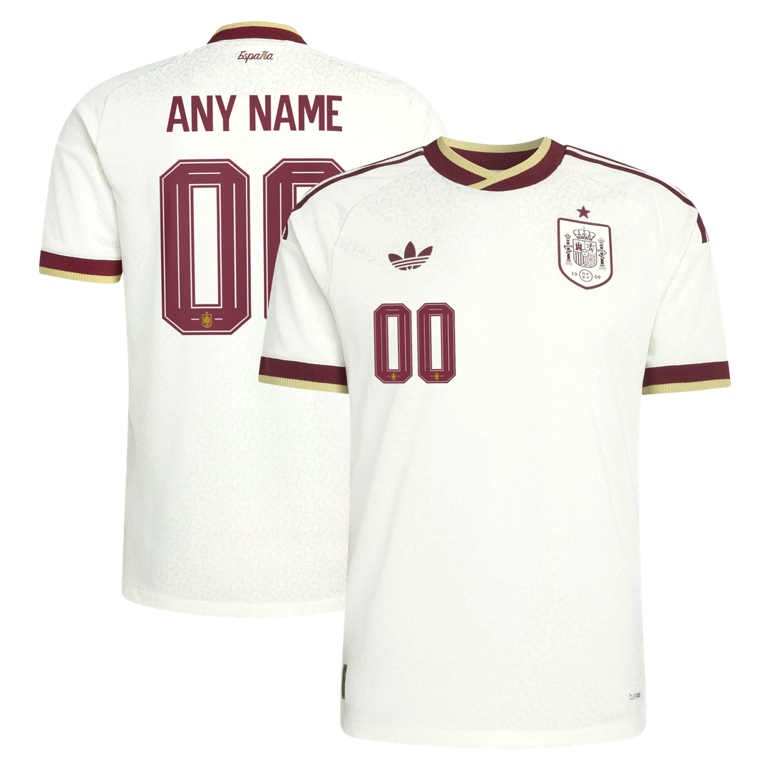 Spain National Team adidas 2026 Home On-Field Authentic Custom Jersey - Red