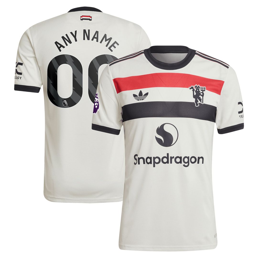 Manchester United adidas 2024/25 Away Authentic Custom Jersey - Navy