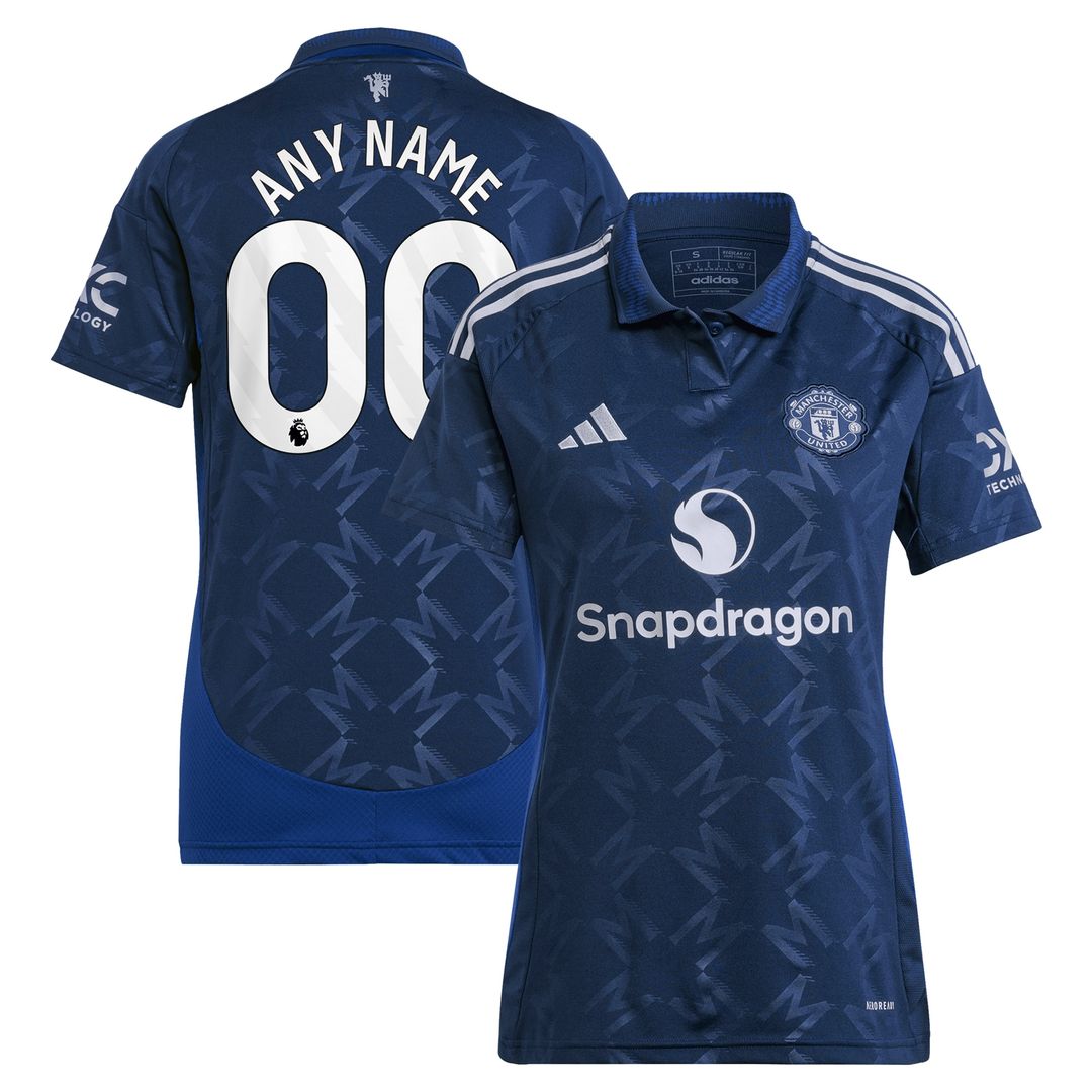 Manchester United adidas Originals Women's 2024/25 Third Custom Replica Jersey - Cream