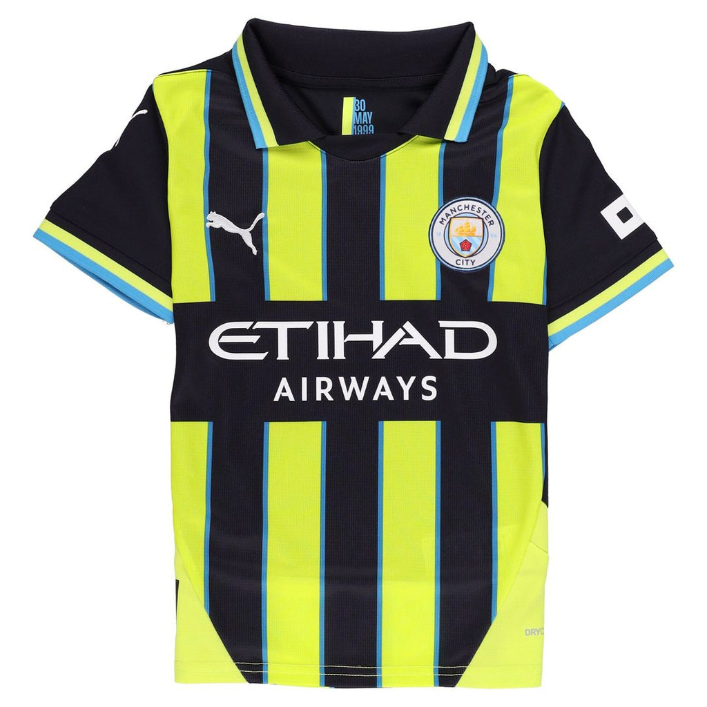Manchester City Puma Youth 2024/25 Home Replica Custom Jersey - Light Blue