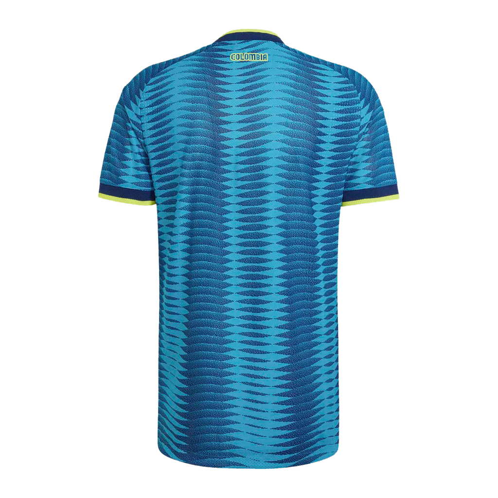 Colombia National Team adidas 2026 Away On-Field Authentic Jersey - Turquoise