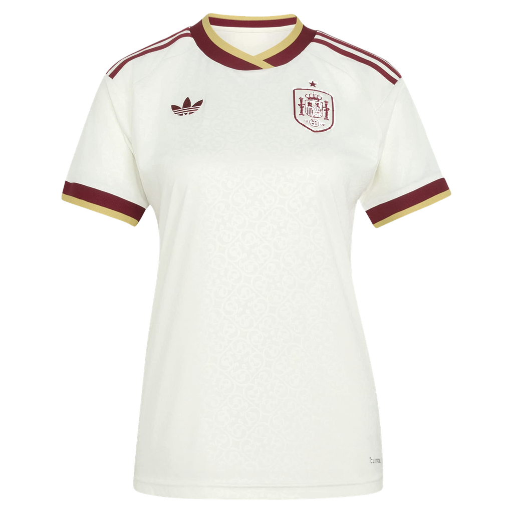 Spain National Team adidas Women's 2026 Away Replica Jersey - White