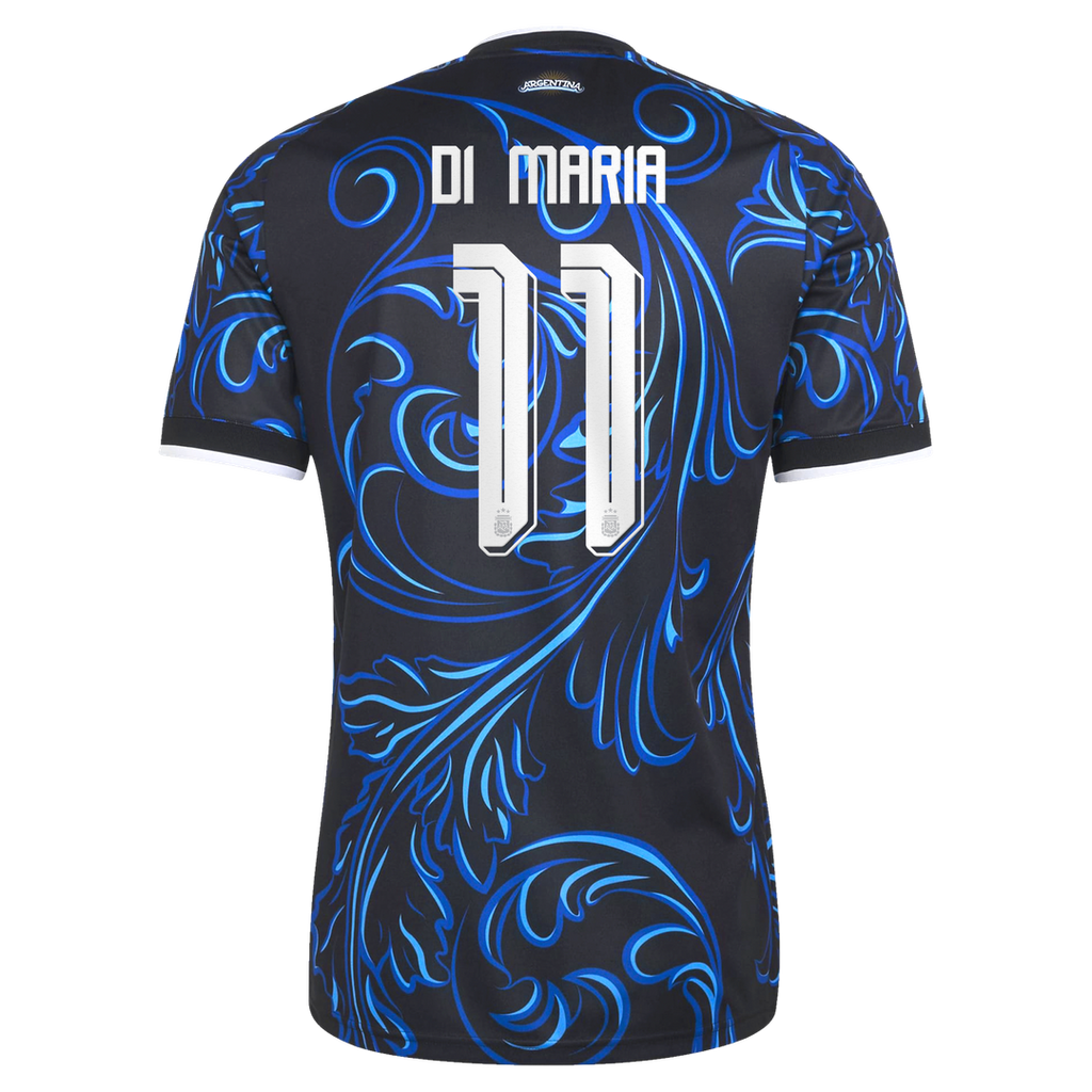 Angel Di Maria Argentina National Team adidas 2026 Away Replica Jersey - Black