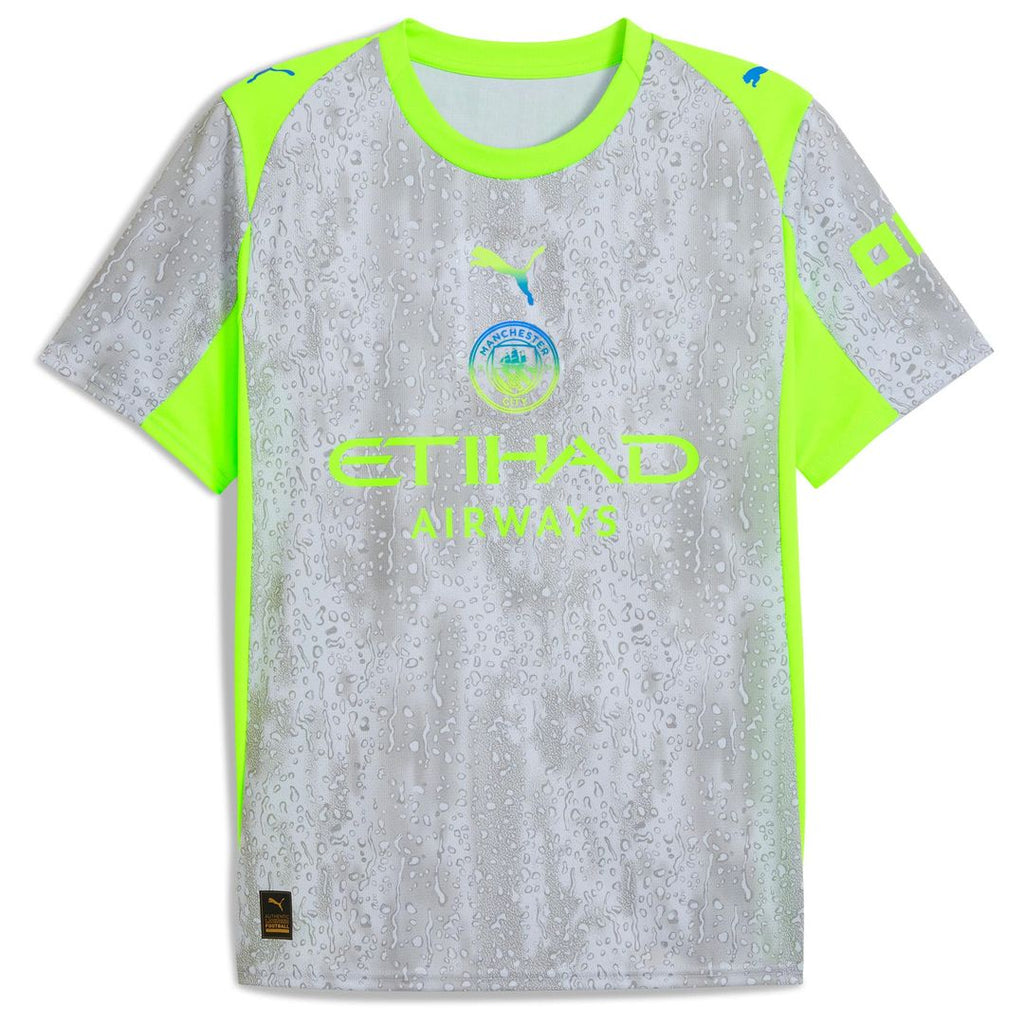 Manchester City Puma 2025/26 Third Replica Jersey - Green/Neon Green