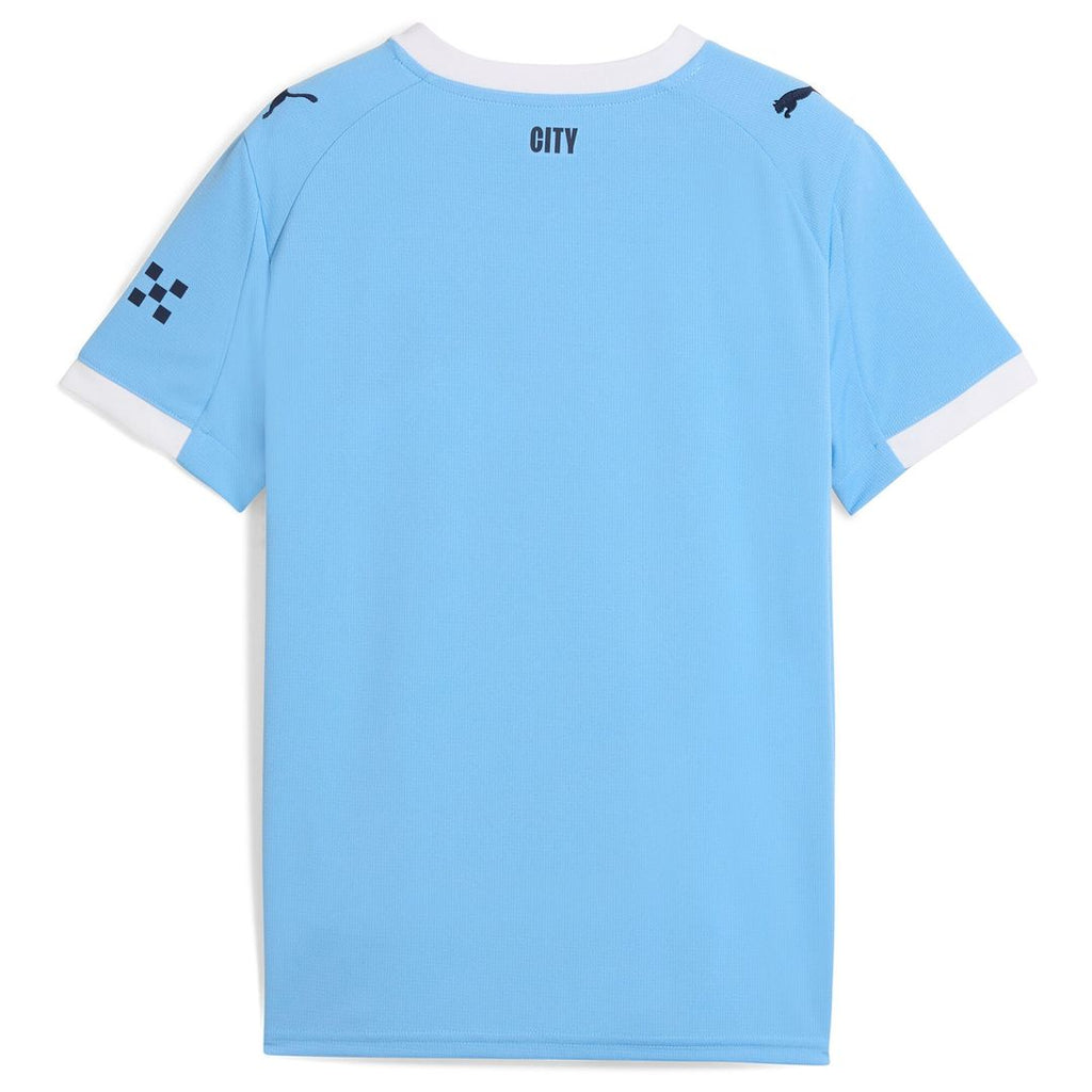 Manchester City Puma Youth 2025/26 Home Replica Jersey - Sky Blue