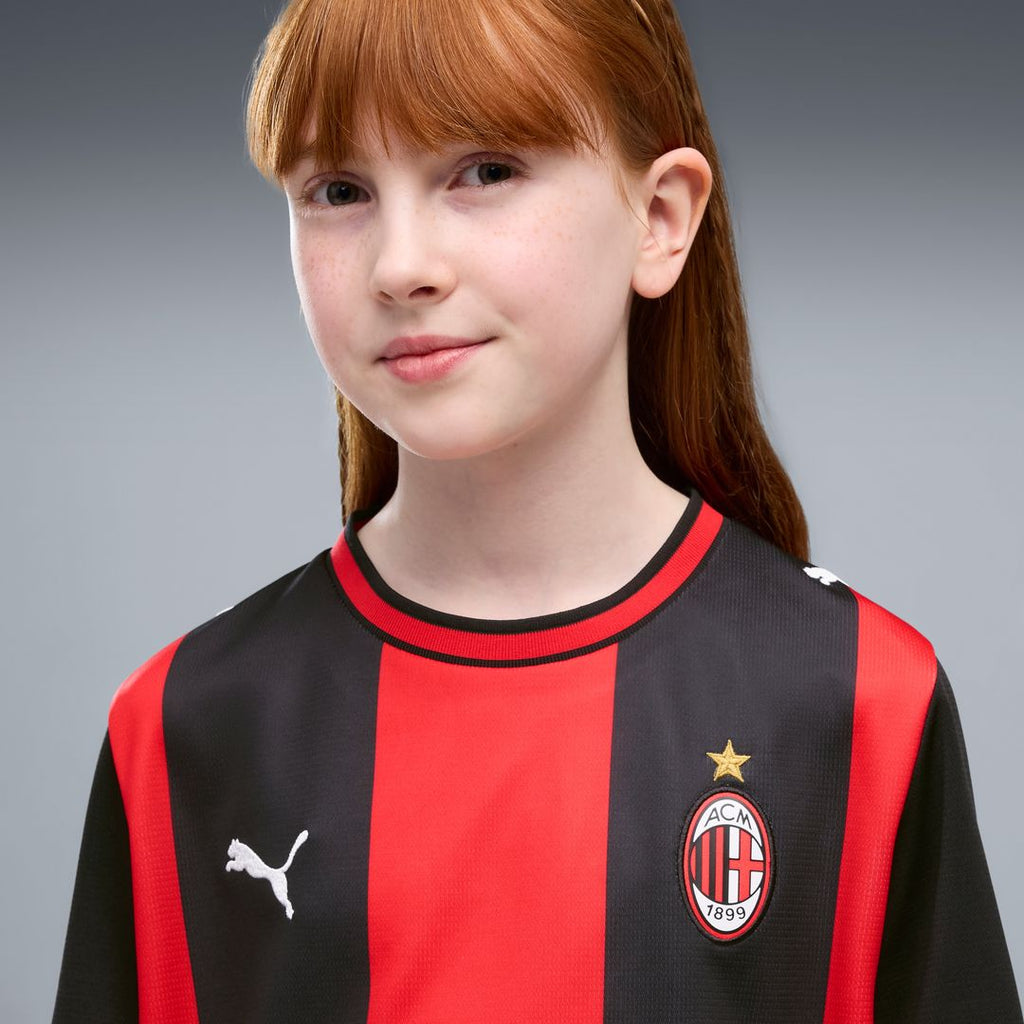 AC Milan Puma Youth 2026/27 Home Replica Jersey - Black/Red