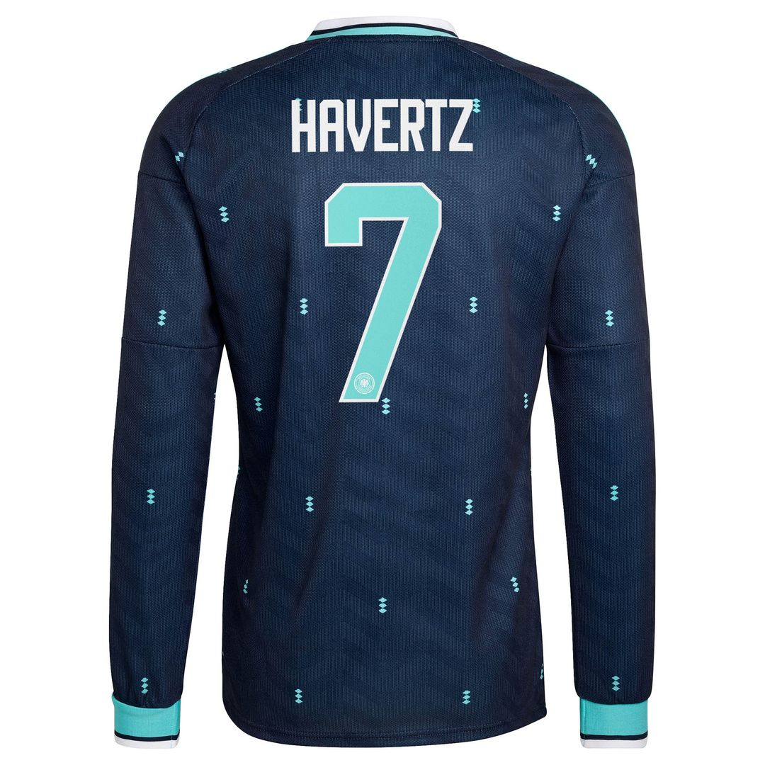 Kai Havertz Germany National Team adidas 2026 Home Replica Long Sleeve Jersey - White