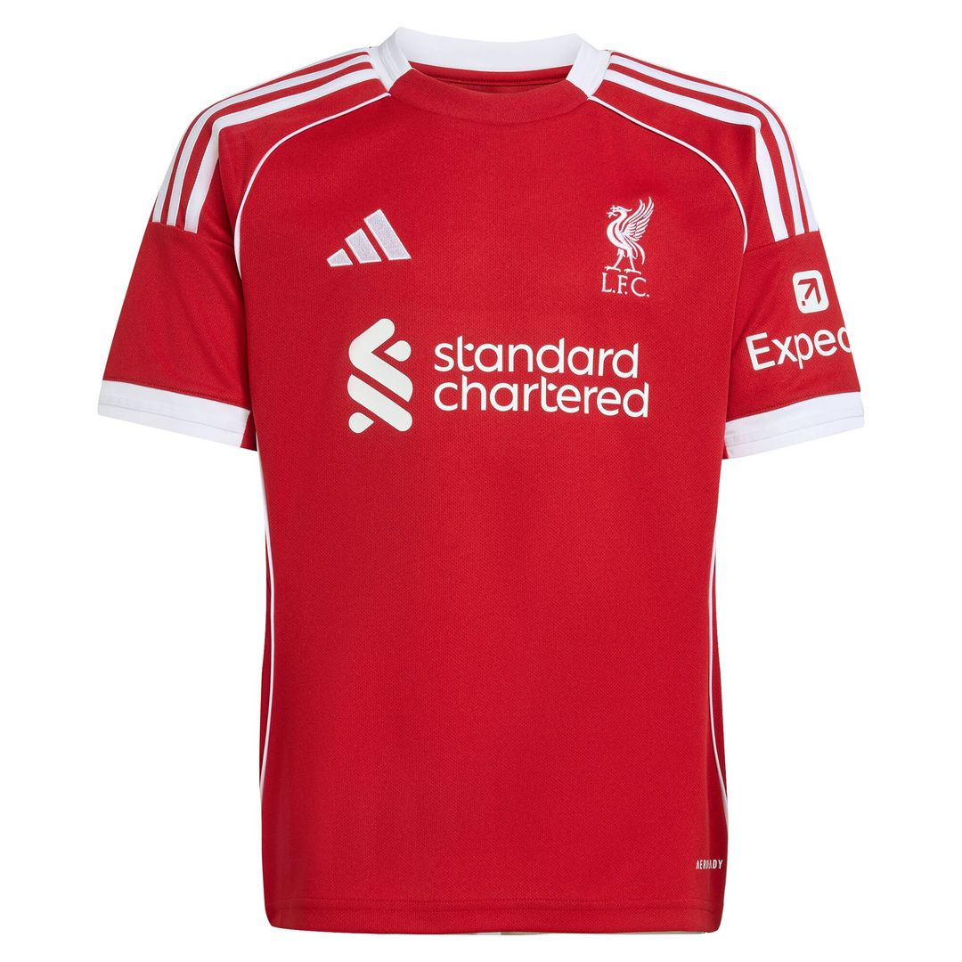 Alexander Isak Liverpool adidas Youth 2025/26 Home Replica Player Jersey - Red