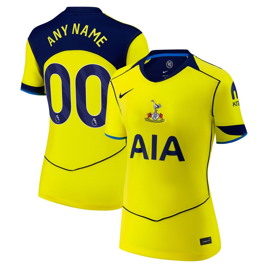 Tottenham Hotspur Nike Women's 2025/26 Home Replica Custom Jersey - White