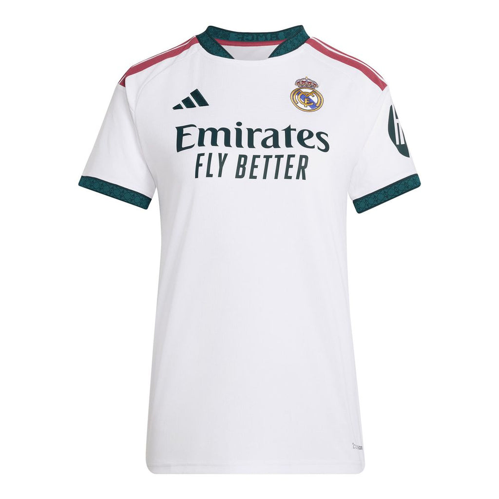 Real Madrid adidas Women's 2026/27 Home Replica Custom Jersey - White