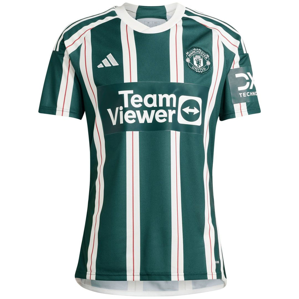 Christian Eriksen Manchester United adidas 2023/24 Away Replica Player Jersey - Green