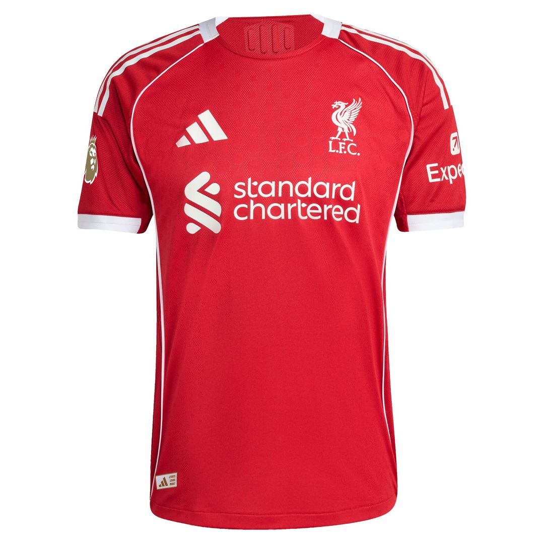 Liverpool adidas 2025/26 Third Authentic Custom Jersey - Green