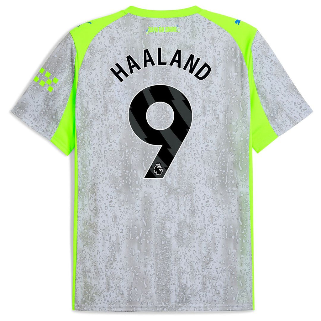 Erling Haaland Manchester City Puma 2025/26 Home Replica Player Jersey - Sky Blue