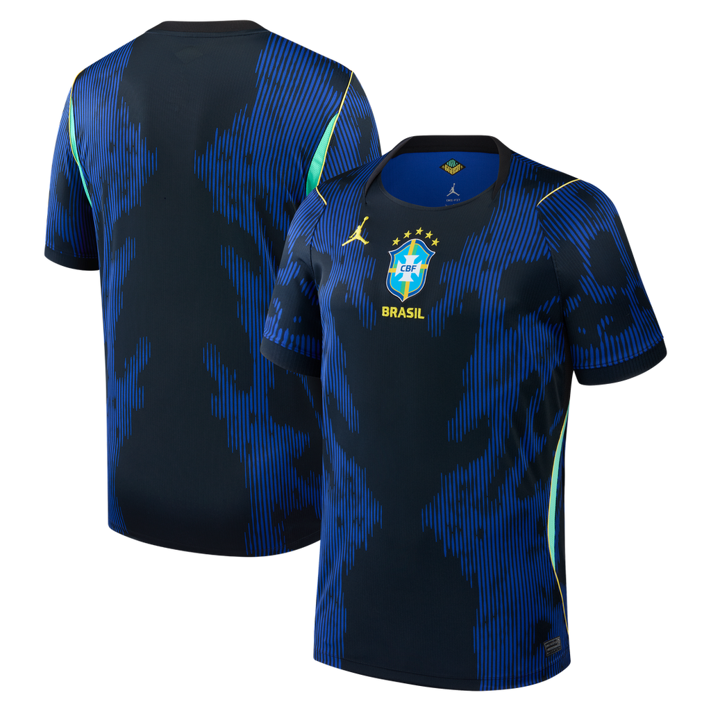 Brazil National Team Jordan Brand 2026 Away Stadium Replica Jersey - Blue