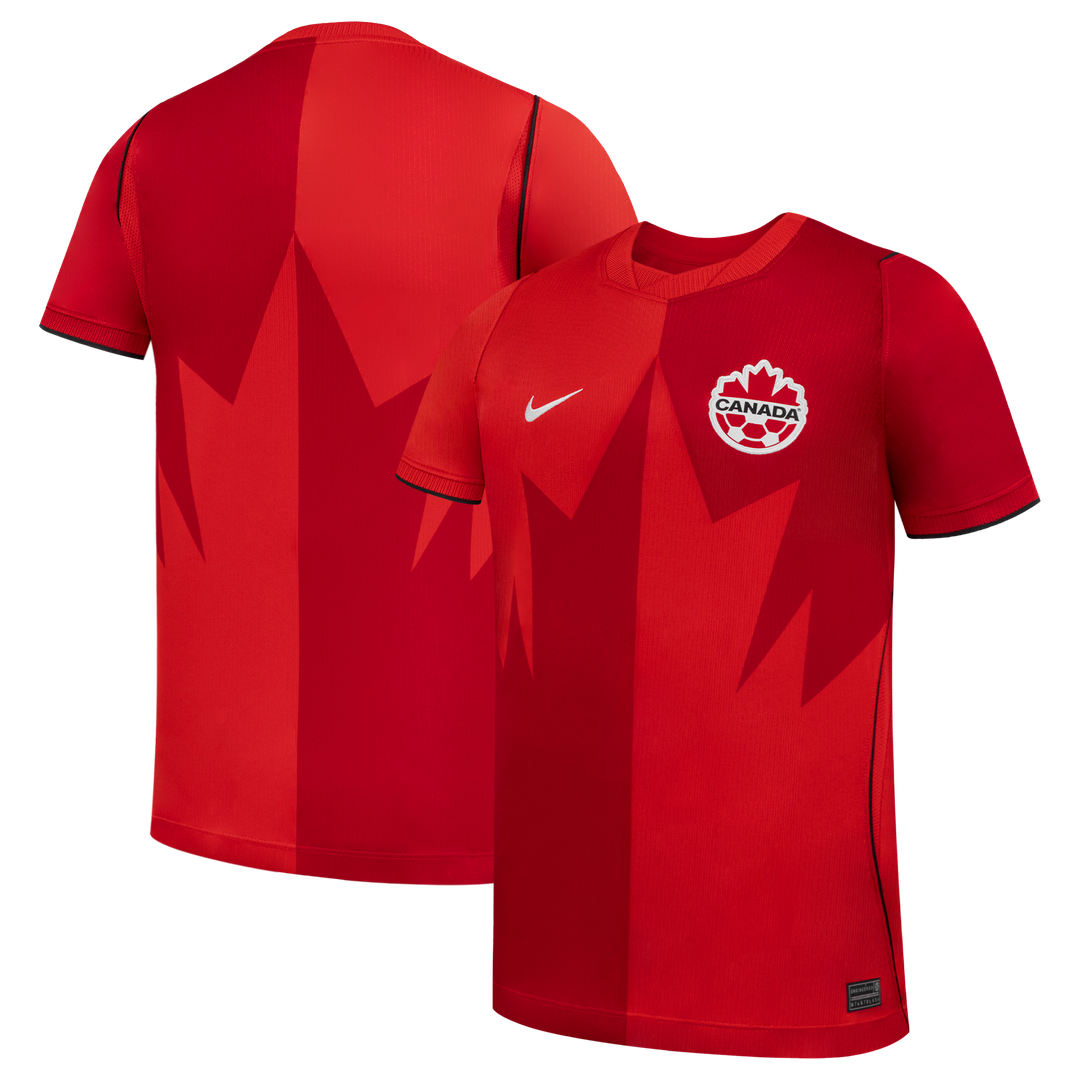 Canada Soccer Nike Youth 2026 Away Stadium Replica Jersey - Black