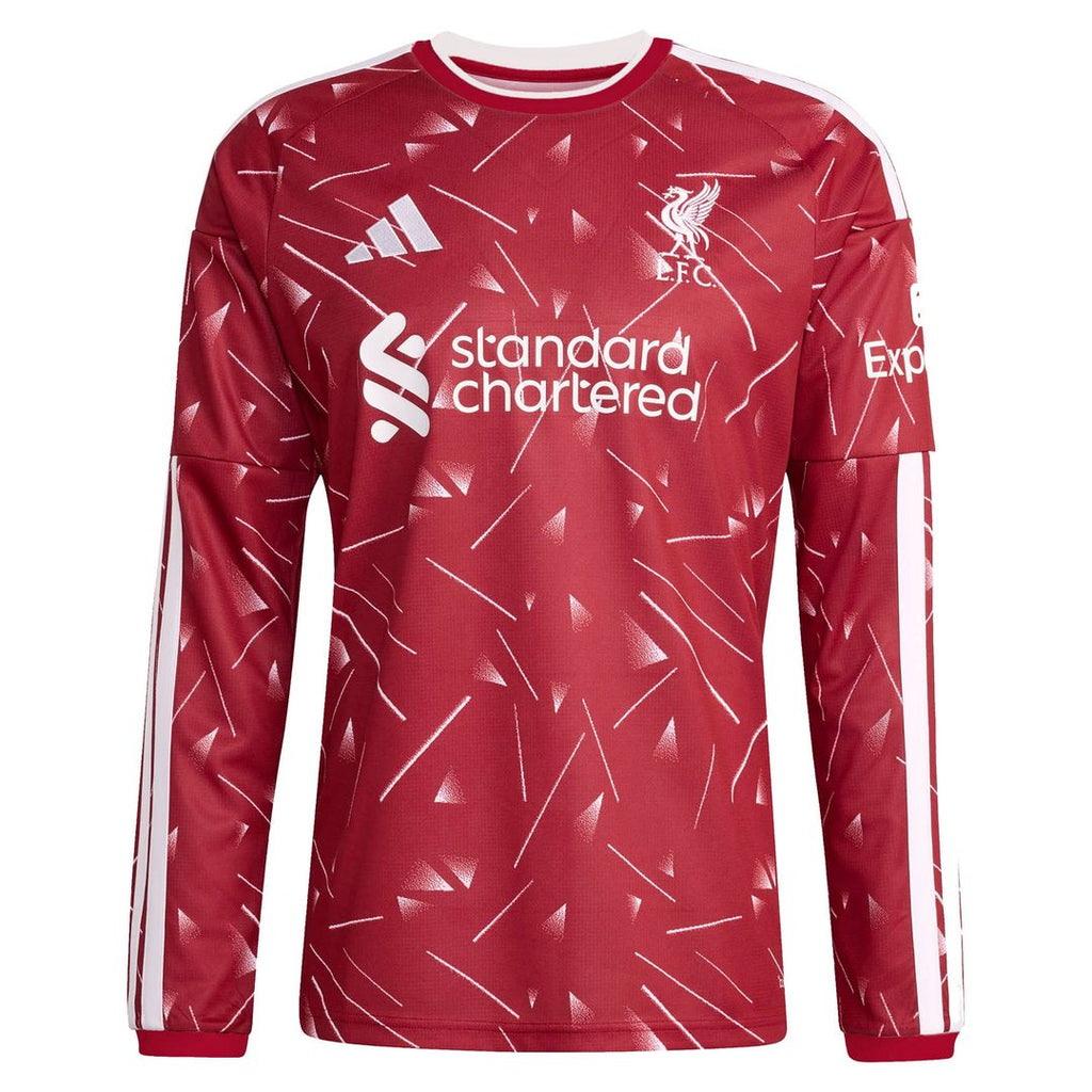 Virgil van Dijk Liverpool adidas 2026/27 Home Replica Long Sleeve Jersey - Red