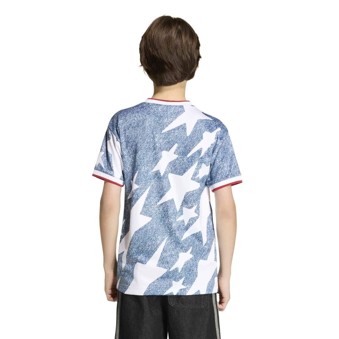 adidas Youth  USA 1994 Denim Graphic Fashion Jersey - Blue