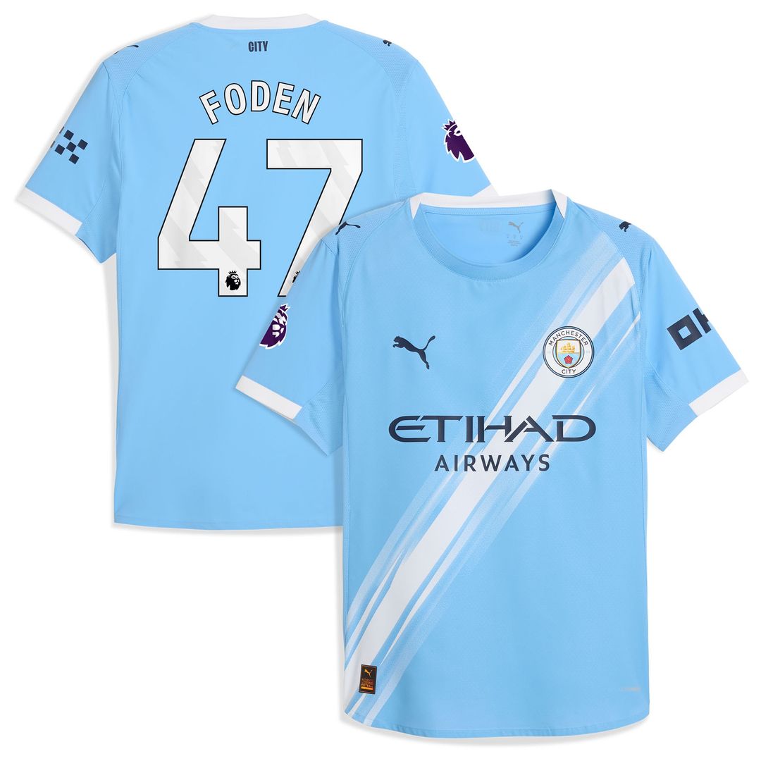 Manchester City Puma 2025/26 Third Authentic Jersey - Green/Neon Green