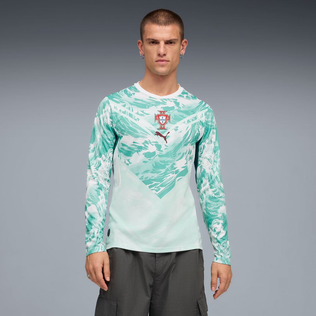Portugal National Team Puma 2026 Away Replica Long Sleeve Jersey - White