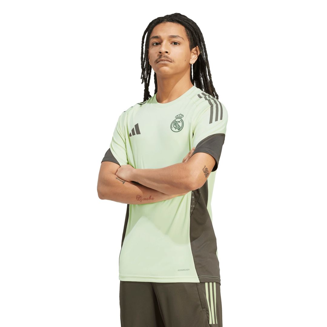Real Madrid adidas 2025/26 AEROREADY Training Jersey - White