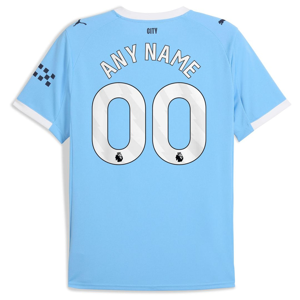 Manchester City Puma 2025/26 Home Replica Custom Jersey - Sky Blue