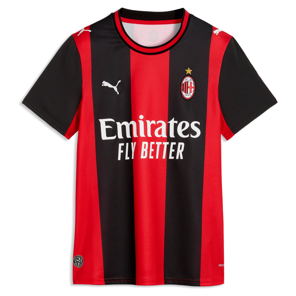 Luka Modrić AC Milan Puma Women's 2026/27 Home Replica Jersey - Black/Red