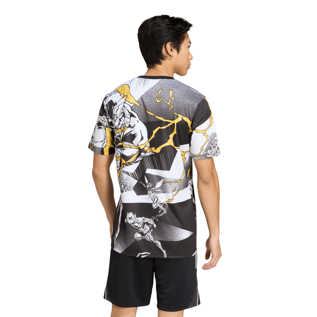 Real Madrid x Marvel adidas AEROREADY 2025/26 Pre-Match Top - White