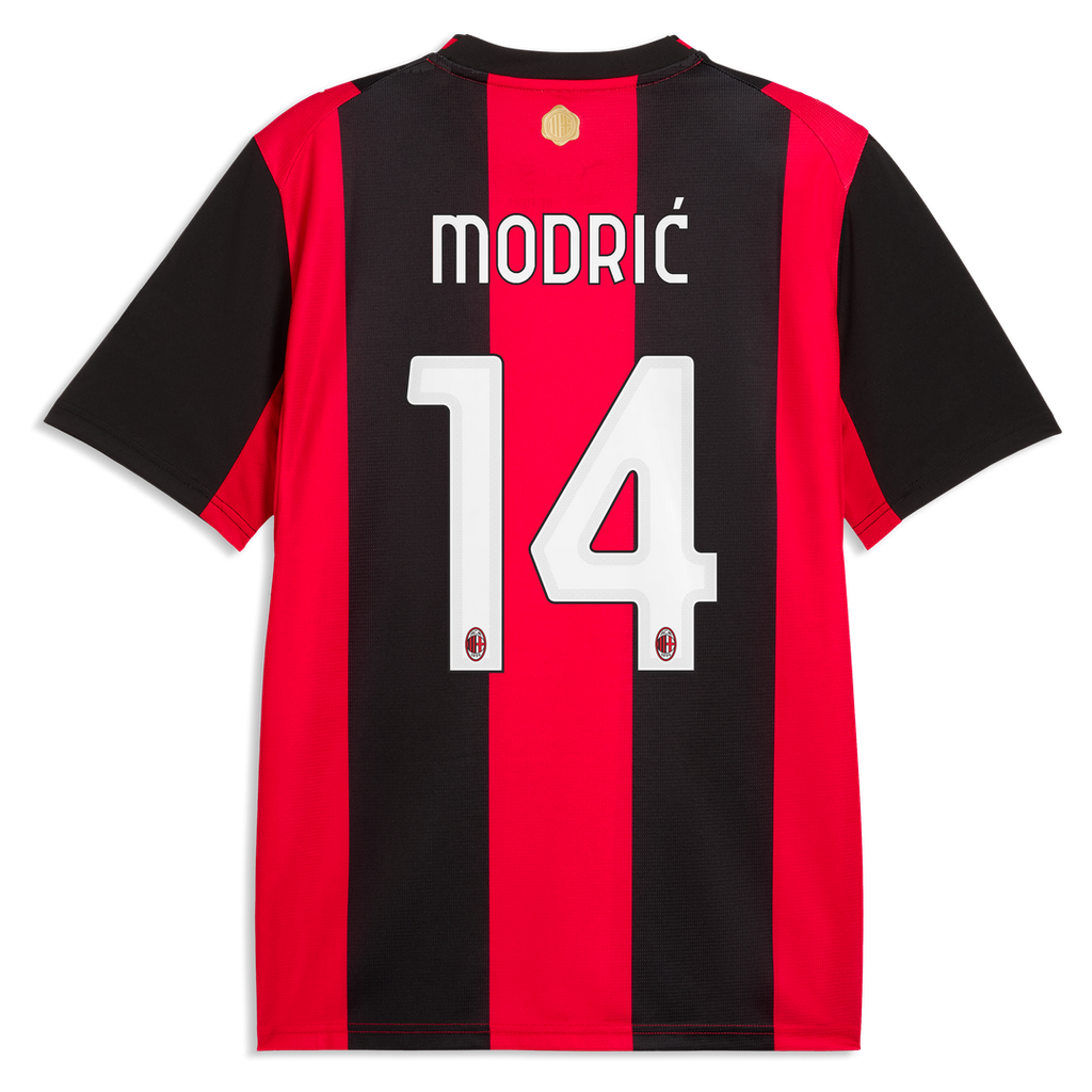 Luka Modrić AC Milan Puma 2026/27 Home Replica Jersey - Black/Red