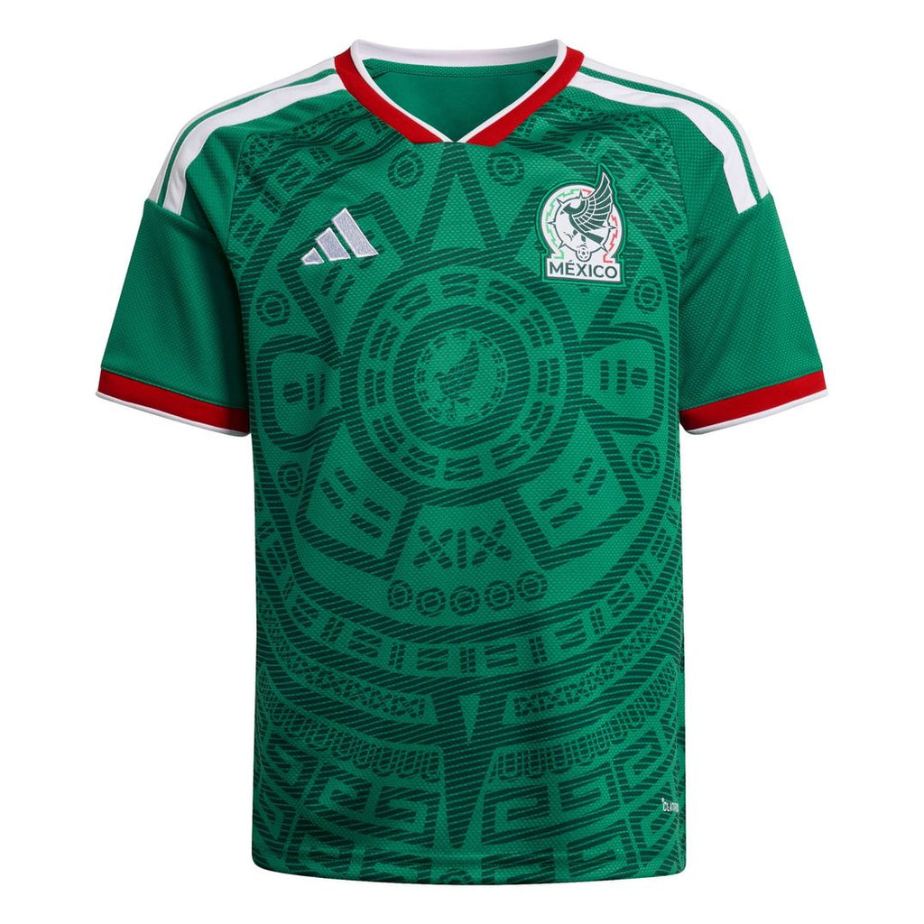 Mexico National Team adidas Youth 2026 Home Replica Jersey - Green