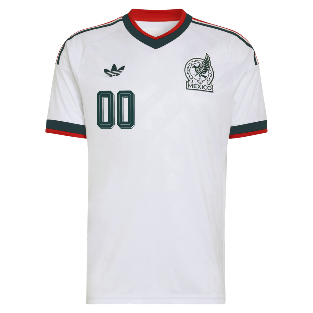 Mexico National Team adidas 2026 Away Replica Custom Jersey - White