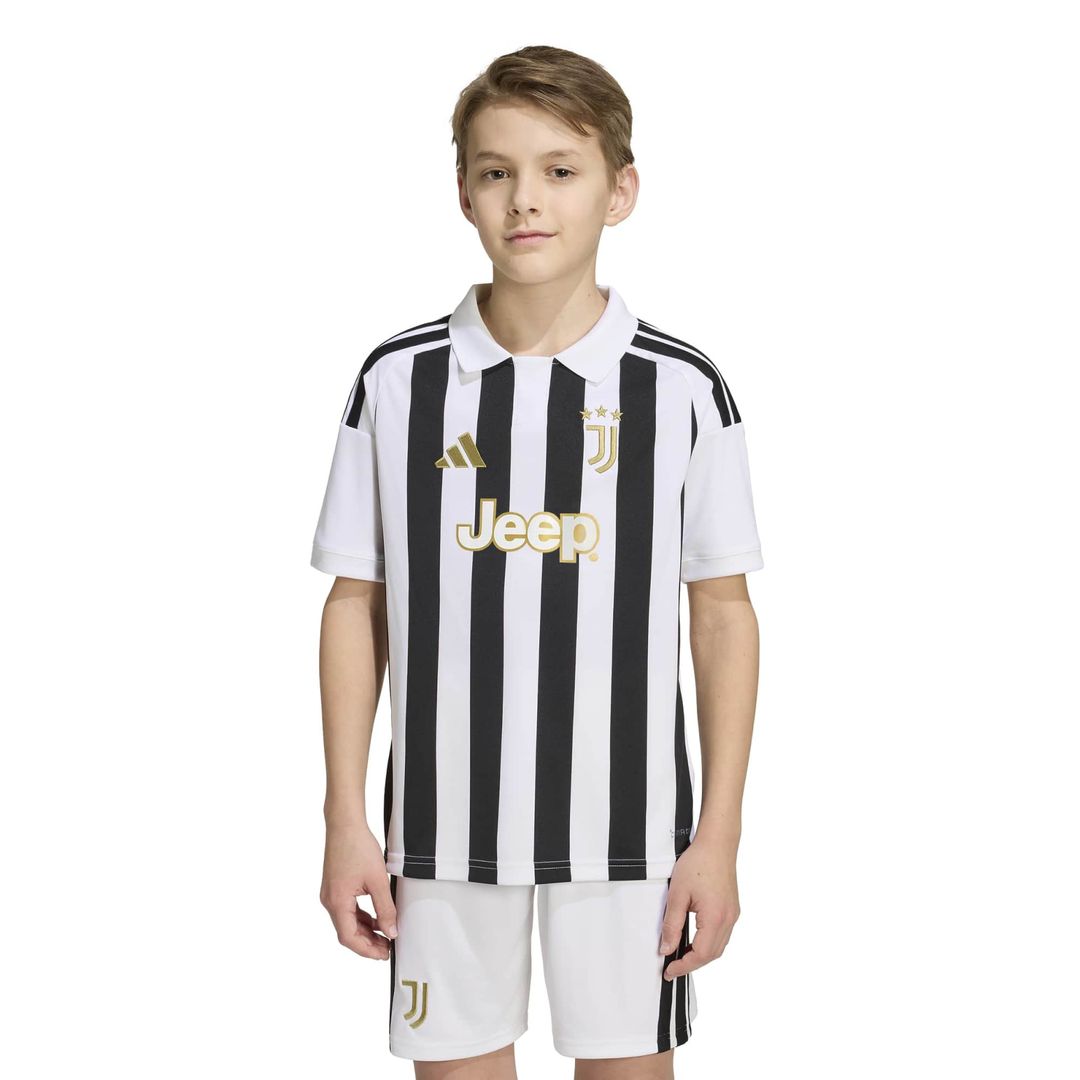 Juventus adidas Youth 2026/27 Home Replica Jersey - White