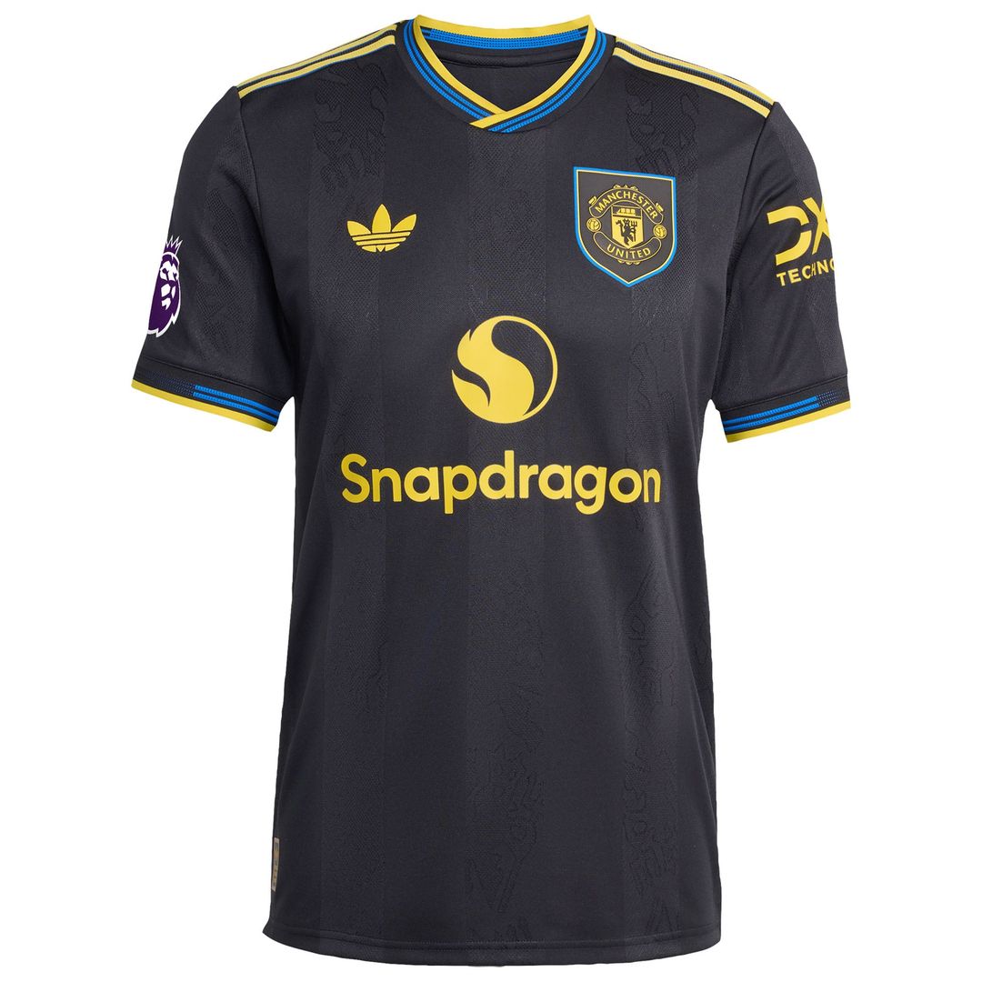 Manchester United adidas 2025/26 Away Authentic Custom Jersey - White