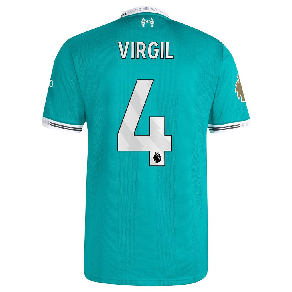 Virgil van Dijk Liverpool adidas 2025/26 Third Authentic Player Jersey - Green
