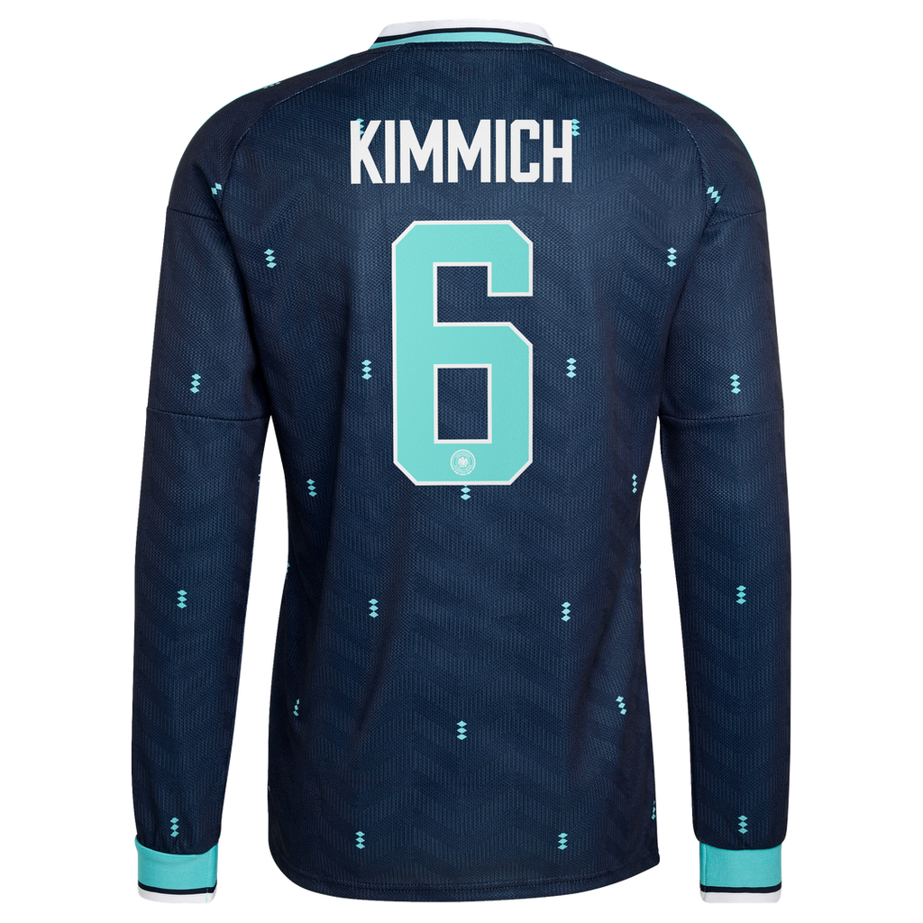 Joshua Kimmich Germany National Team adidas 2026 Away Replica Long Sleeve Jersey - Navy