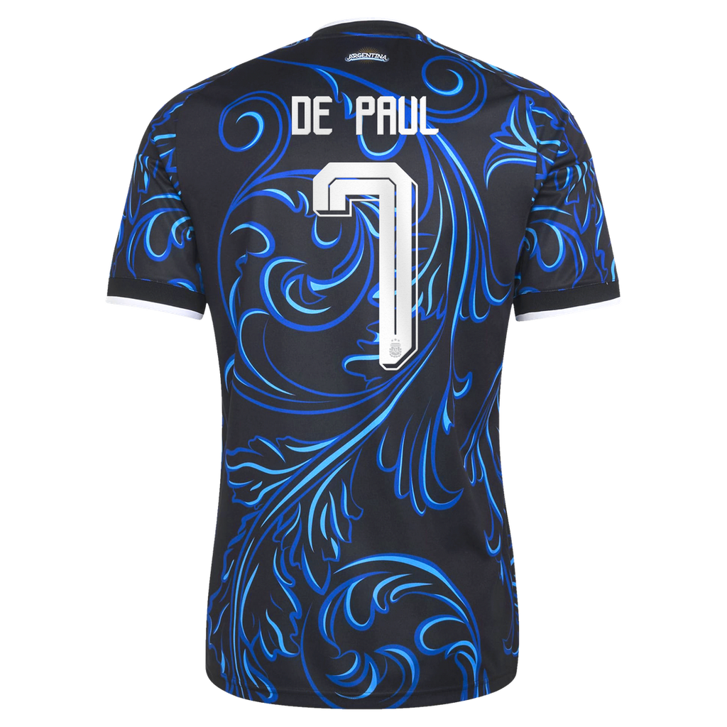 Rodrigo De Paul Argentina National Team adidas 2026 Away Replica Jersey - Black
