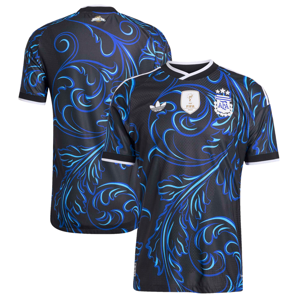 Argentina National Team adidas 2026 Away On-Field Authentic Jersey - Black