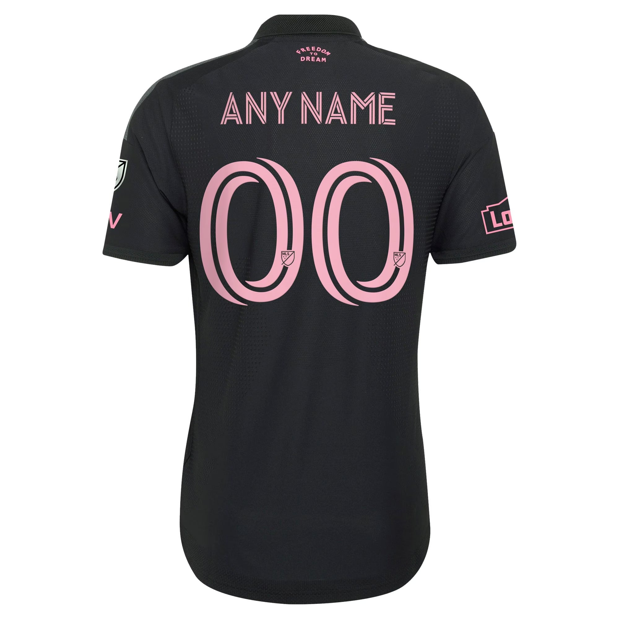 Official Lionel Messi Inter Miami CF adidas 2026 Presagio On-Field Patch Custom Jersey - Black