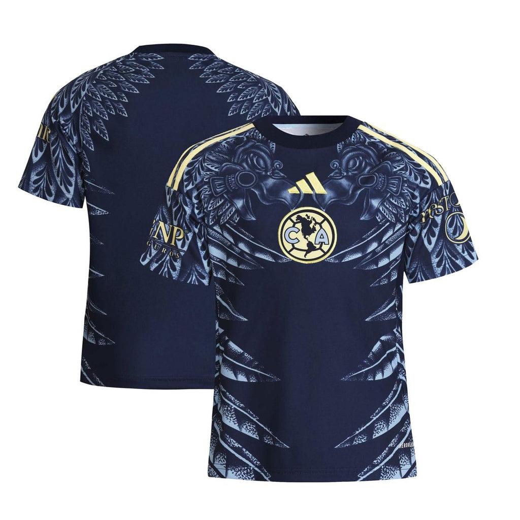Club America adidas Youth 2025/26 Away Replica Jersey - Navy