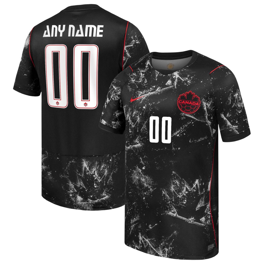 Canada Soccer Nike 2026 Home Stadium Replica Custom Jersey - Red