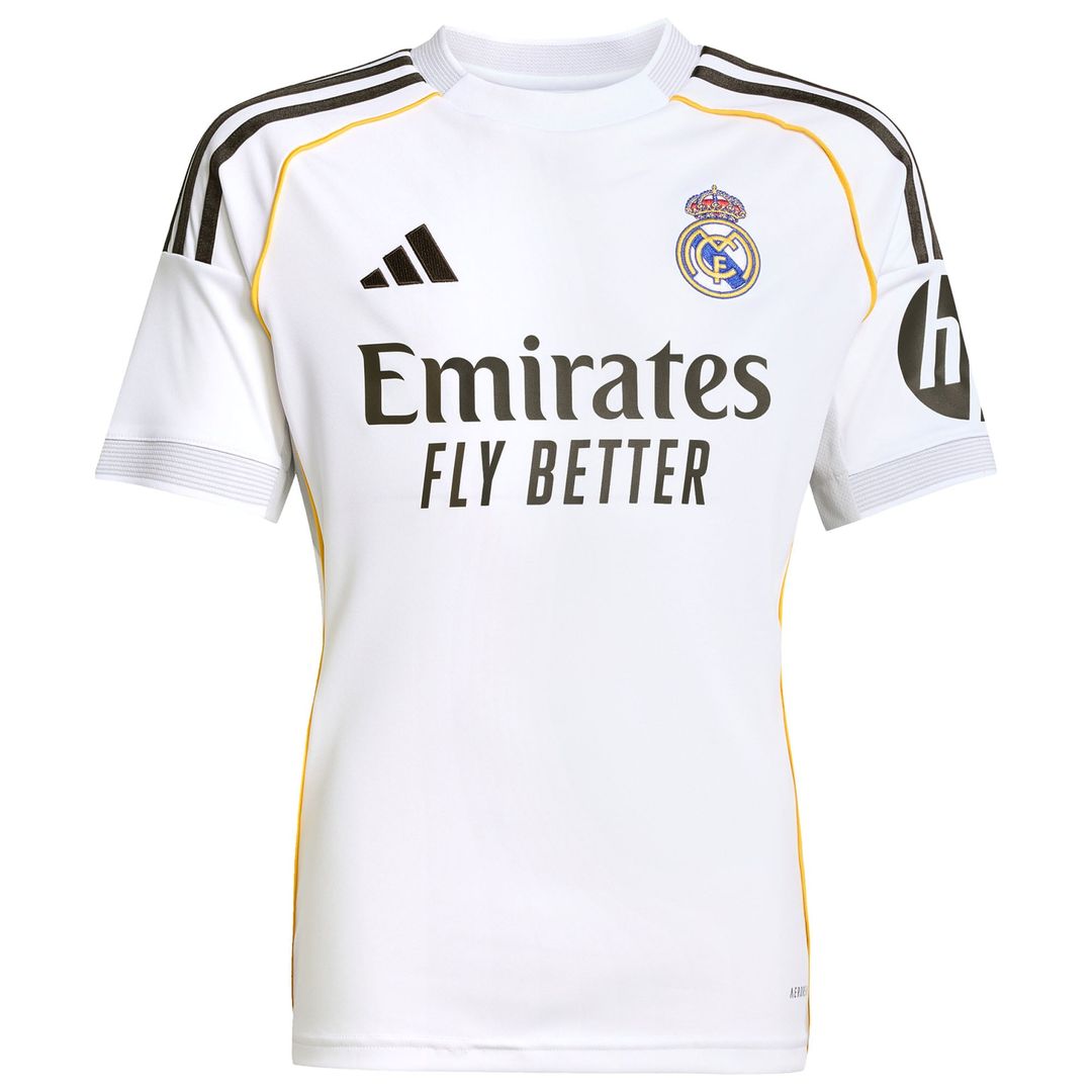 Jude Bellingham Real Madrid adidas Youth 2025/26 Away Replica Player Jersey - Blue