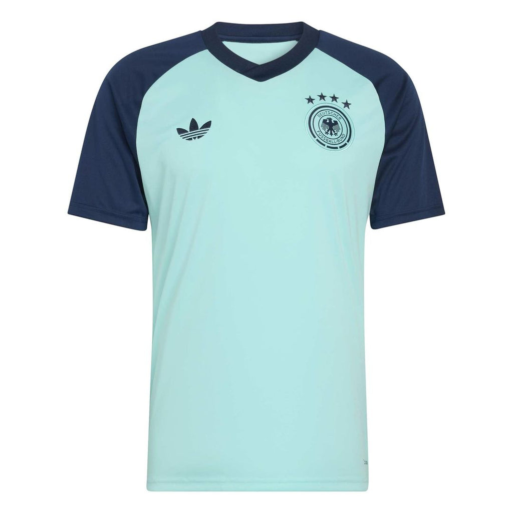 Germany National Team adidas 2026 Pre-Match Top - Turquoise