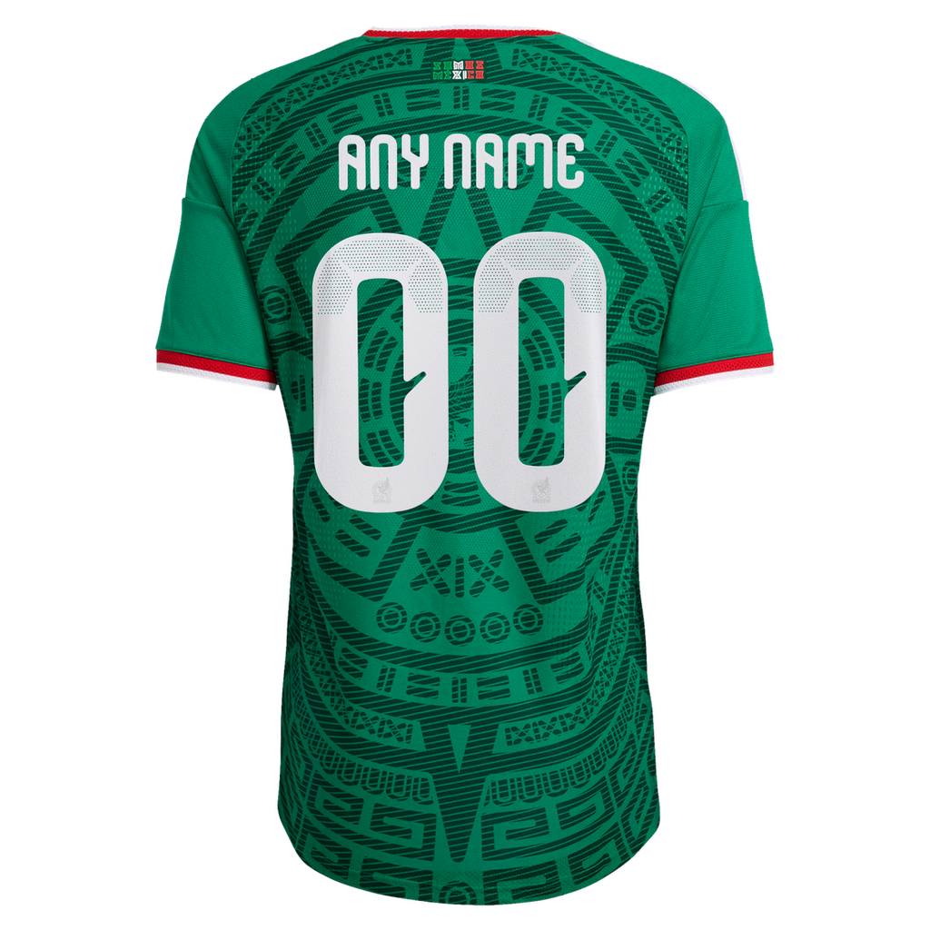 Mexico National Team adidas 2026 Away On-Field Authentic Custom Jersey - White