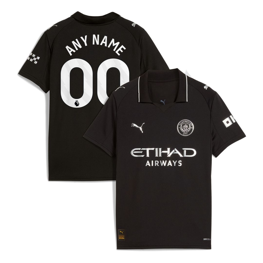 Manchester City Puma Youth 2025/26 Home Replica Custom Jersey - Sky Blue