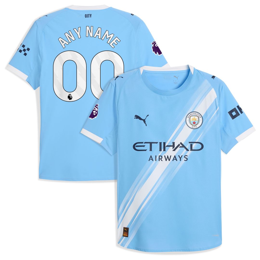 Manchester City Puma 2025/26 Third Authentic Custom Jersey - Green/Neon Green