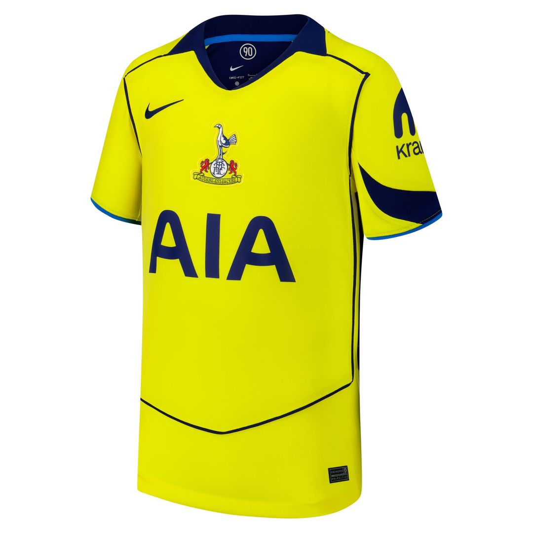 Tottenham Hotspur Nike Youth 2025/26 Home Replica Custom Jersey - White