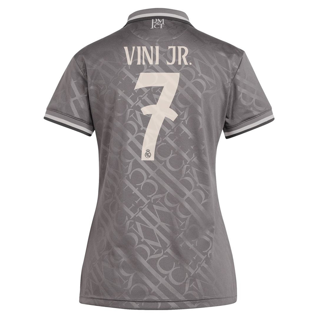 Vini Jr. Real Madrid adidas Women's 2024/25 Home Replica Player Jersey - White