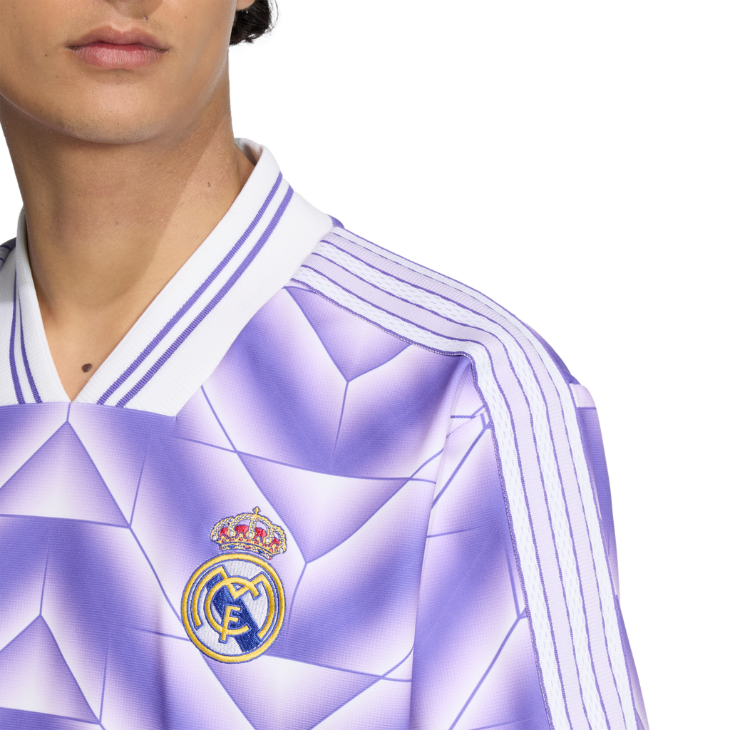 Real Madrid adidas Unisex Lifestyler Fashion Jersey - Purple