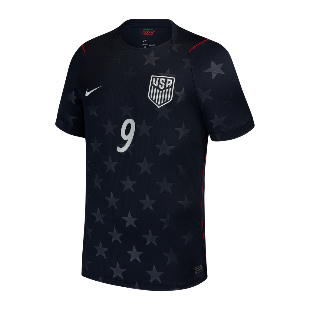 Ricardo Pepi USMNT Nike 2026/27 Away Stadium Replica Jersey - Blue