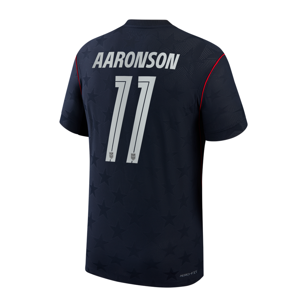 Brenden Aaronson USMNT Nike 2026/27 Away Match Authentic Jersey - Blue